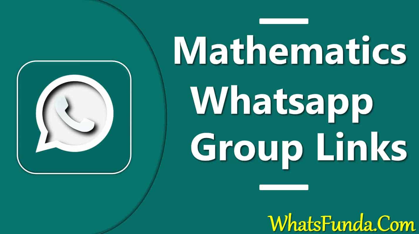 Math Whatsapp Group Link
